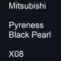 Preview: Mitsubishi, Pyreness Black Pearl, X08.